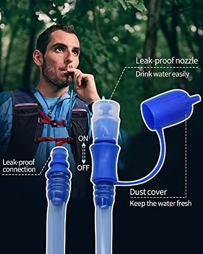 1/2/4/8 Pack Hydration Bladder, 1.5L/2L/2.5L/3L Water Reservoir, Leakproof Water Bladder Hydration Pack, Large Opening Water Storage Bladder Bag, for Cycling Hiking Camping