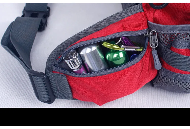 2022 New! Outdoor Sports Waist Bag Hiking Cycling Climbing Backpack Bicycle Pack Running Water Bottle Waterproof Nylon Mountain