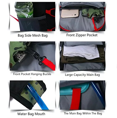 25L Waterproof Cycling Backpack Bicycle Shoulder Bag Ultra-Light Outdoor Hiking Trekking Bag With