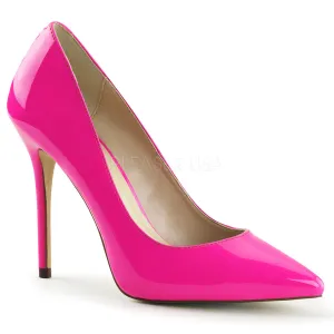 5 Inch Heel AMUSE-20 Neon Fuchsia