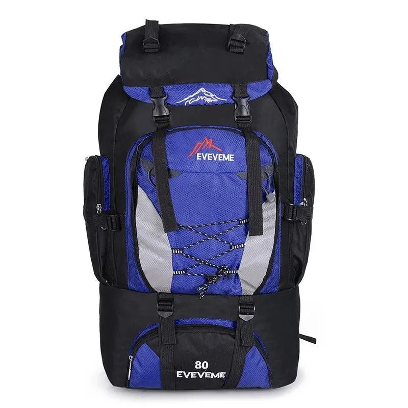 80L Waterproof  Outdoor Adventure Hiking & Climbing Rucksack Backpack