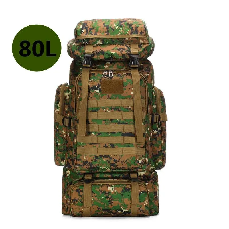 80L Waterproof  Outdoor Adventure Hiking & Climbing Rucksack Backpack