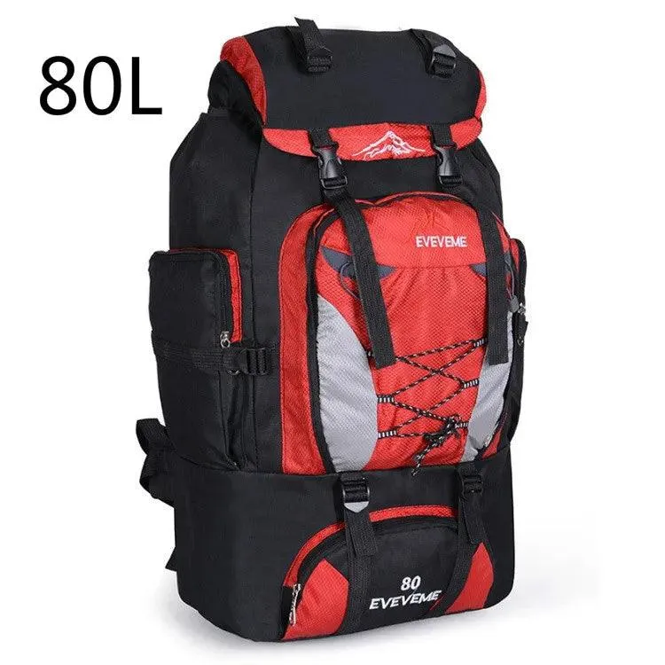 80L Waterproof  Outdoor Adventure Hiking & Climbing Rucksack Backpack