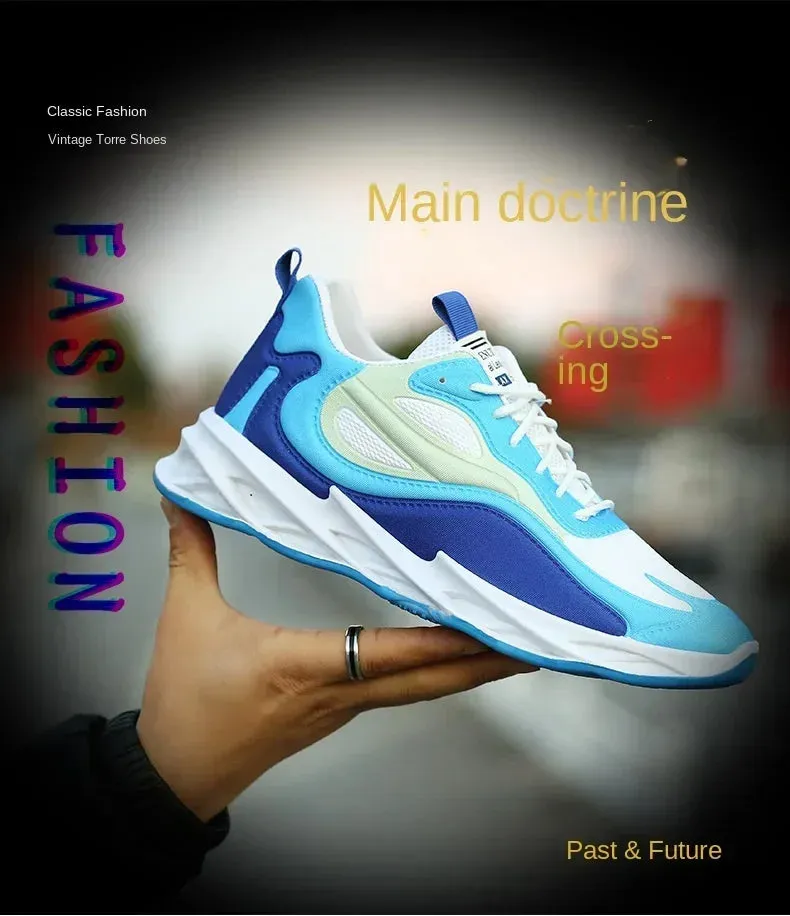 Autumn Winter 2024 New Men Casual Shoes Fashion Sneakers Men Mesh (Air Mesh) Breathable Soft-soled Men's Running Shoes
