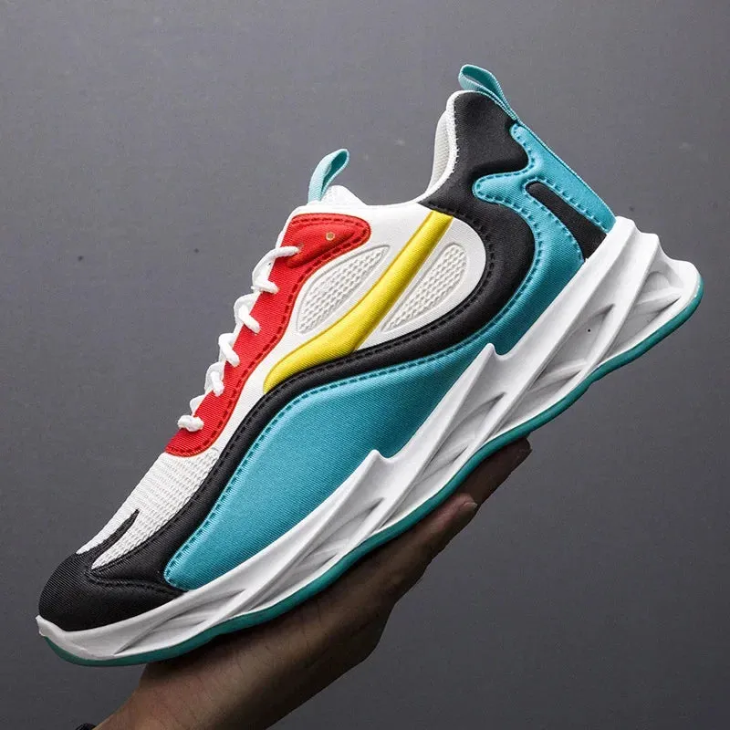 Autumn Winter 2024 New Men Casual Shoes Fashion Sneakers Men Mesh (Air Mesh) Breathable Soft-soled Men's Running Shoes