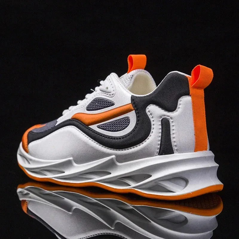 Autumn Winter 2024 New Men Casual Shoes Fashion Sneakers Men Mesh (Air Mesh) Breathable Soft-soled Men's Running Shoes