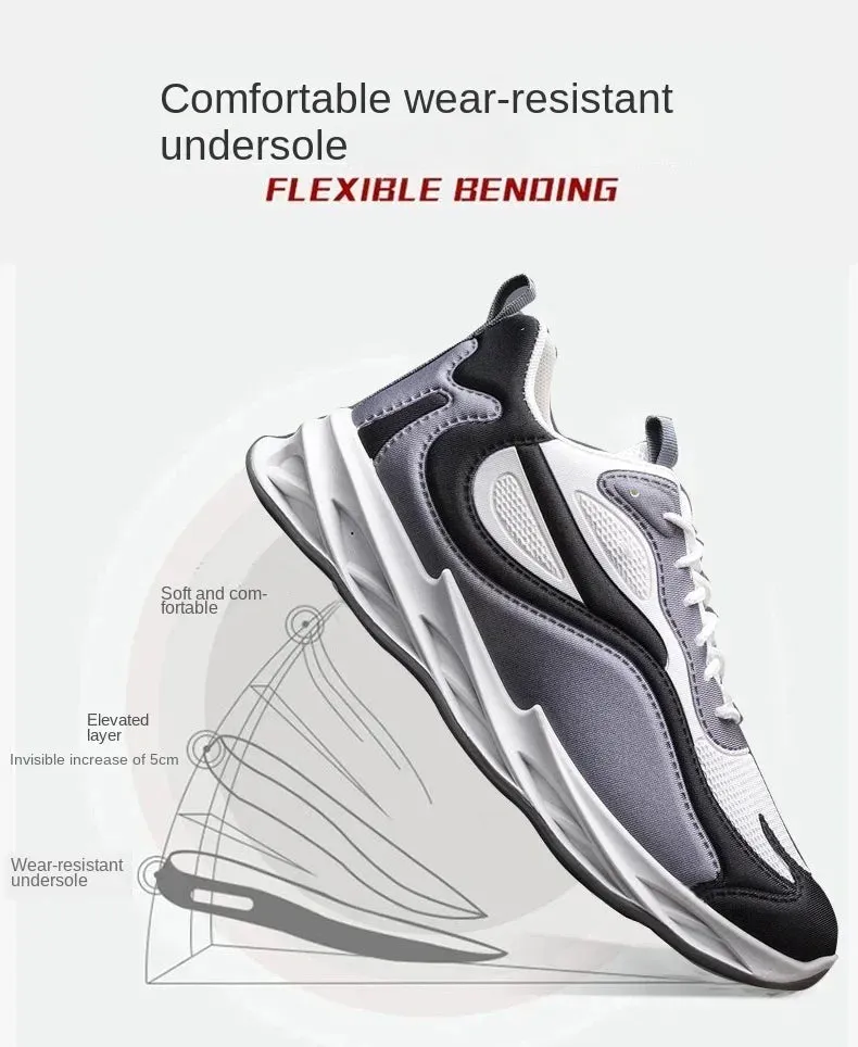 Autumn Winter 2024 New Men Casual Shoes Fashion Sneakers Men Mesh (Air Mesh) Breathable Soft-soled Men's Running Shoes