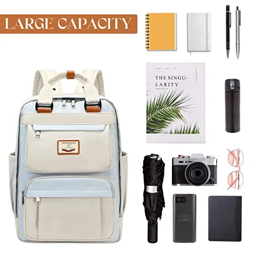 Backpack Uni, Waterproof Travel Backpack Hand Luggage Airplane Daypack Large Laptop Backpack 15.6 Inch School Backpack Backpack with Anti Theft Bag for Travel Casual Work