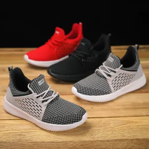Breathable Casual Shoes Non-slip Walking Sneakers Men Shoes Outdoor Comfortable Fashion Lace Up Running Shoes
