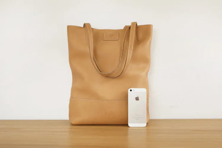 Brown Womens Genuine Leather Tote Bags Purse Handbags Shoulder Bag for Women
