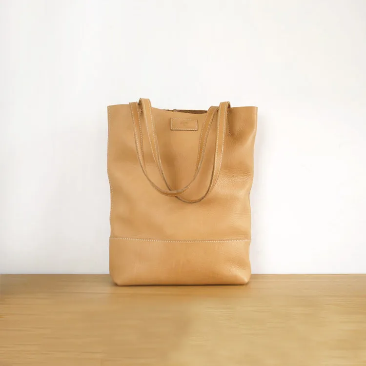 Brown Womens Genuine Leather Tote Bags Purse Handbags Shoulder Bag for Women
