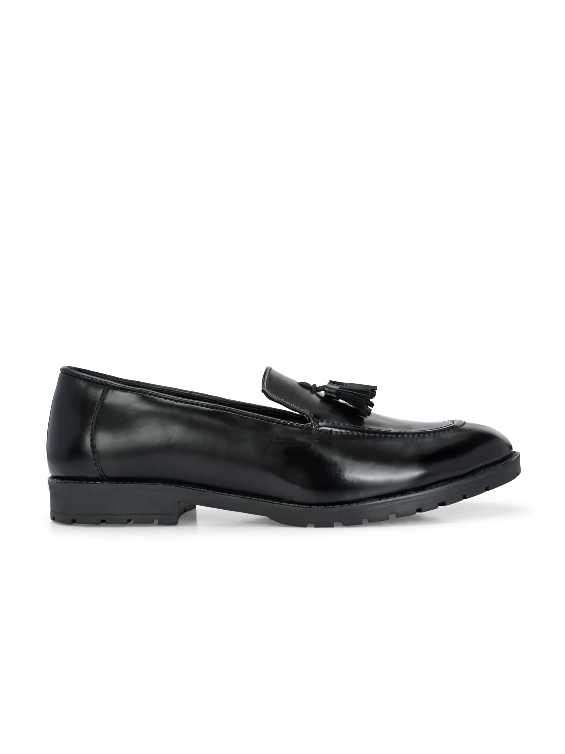 CARLO ROMANO BY WASAN PATENT VEGAN LEATHER COLOUR SLIP-ON MOCCASIN SHOES FOR MEN