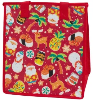 Christmas Cookie Red Medium Insulated Hot/Cold Reusable Bag