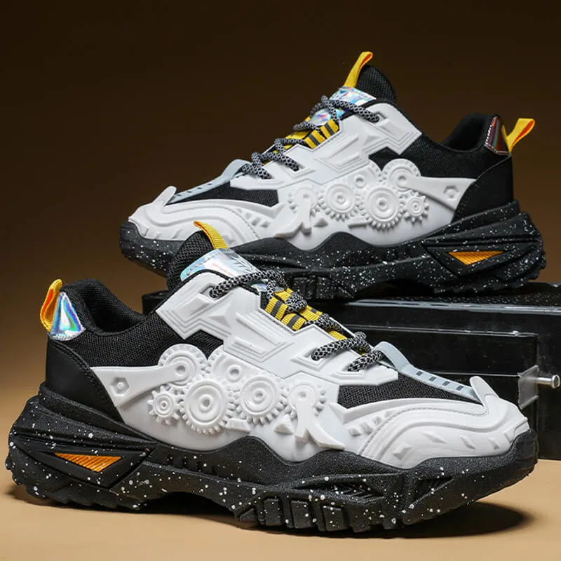 Chunky Mens Shoes - Velzard The Wheels Sneakers