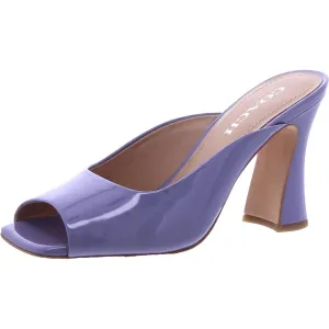 Coach Womens Laurence Patent Patent Leather Slip-On Mules