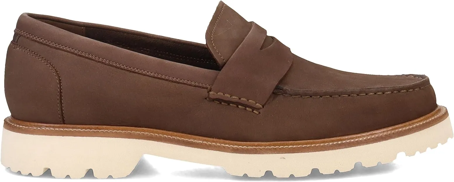 Cole Haan Men's American Classics Penny Loafers  Color Truffle Nubuck/Egret Size 9