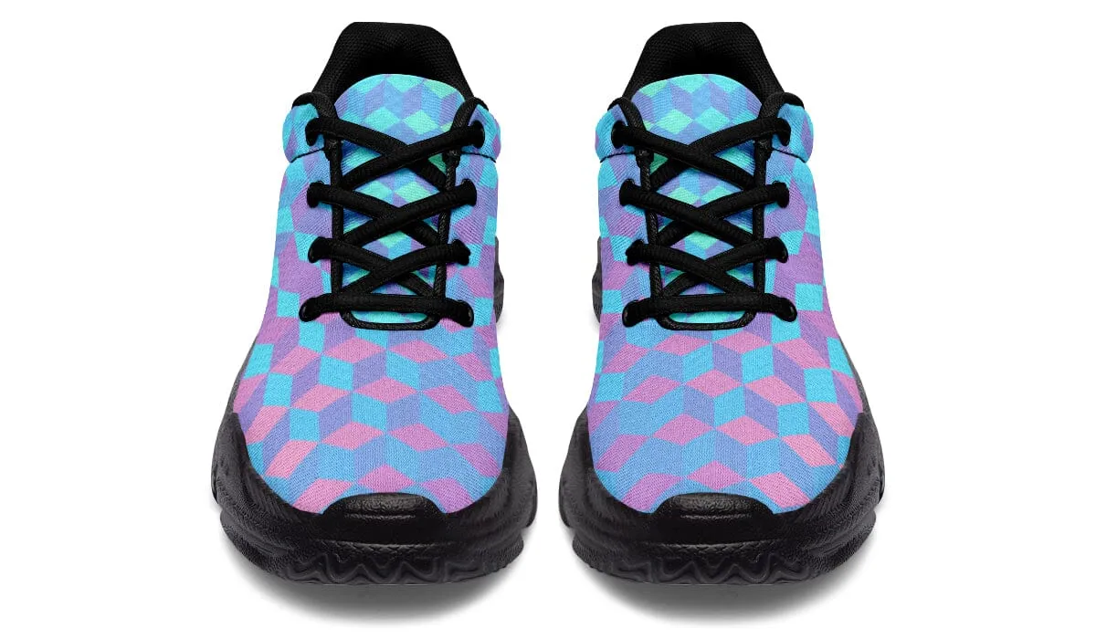 Colorful 3 D Chunky Shoes