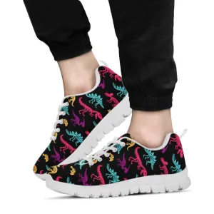 Colorful Dino Skeletons - Kids Dinosaur Shoes