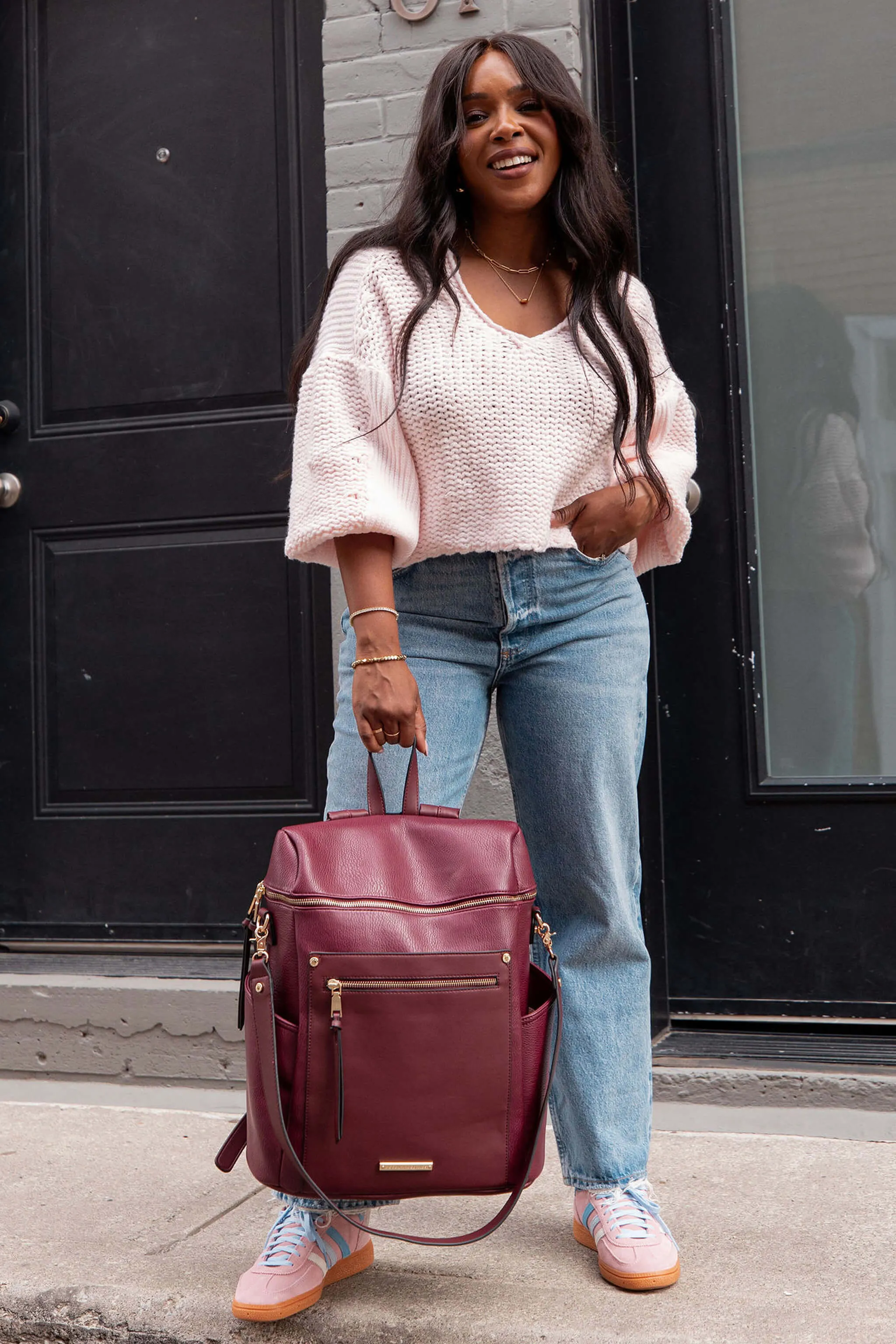 Commuter Backpack Berry