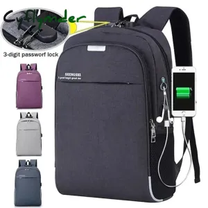 Cyflymder Multifunctional Waterproof USB Charging Business Laptop Backpack Men and Women Travel Anti-theft Backpack School Backpack, Back to School Gift