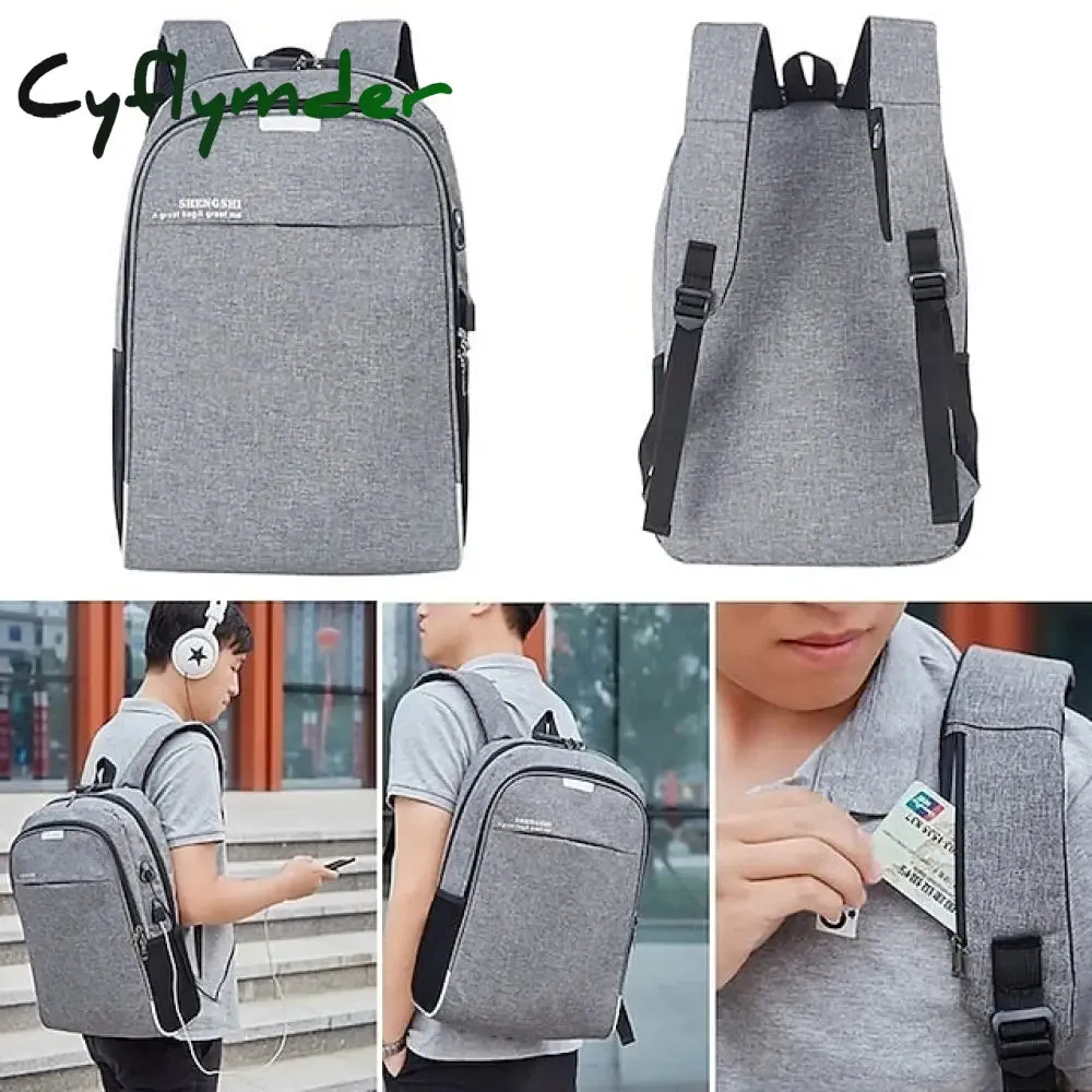 Cyflymder Multifunctional Waterproof USB Charging Business Laptop Backpack Men and Women Travel Anti-theft Backpack School Backpack, Back to School Gift