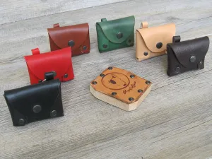 Dog Waste Bag Holder in 6 Leather Colors