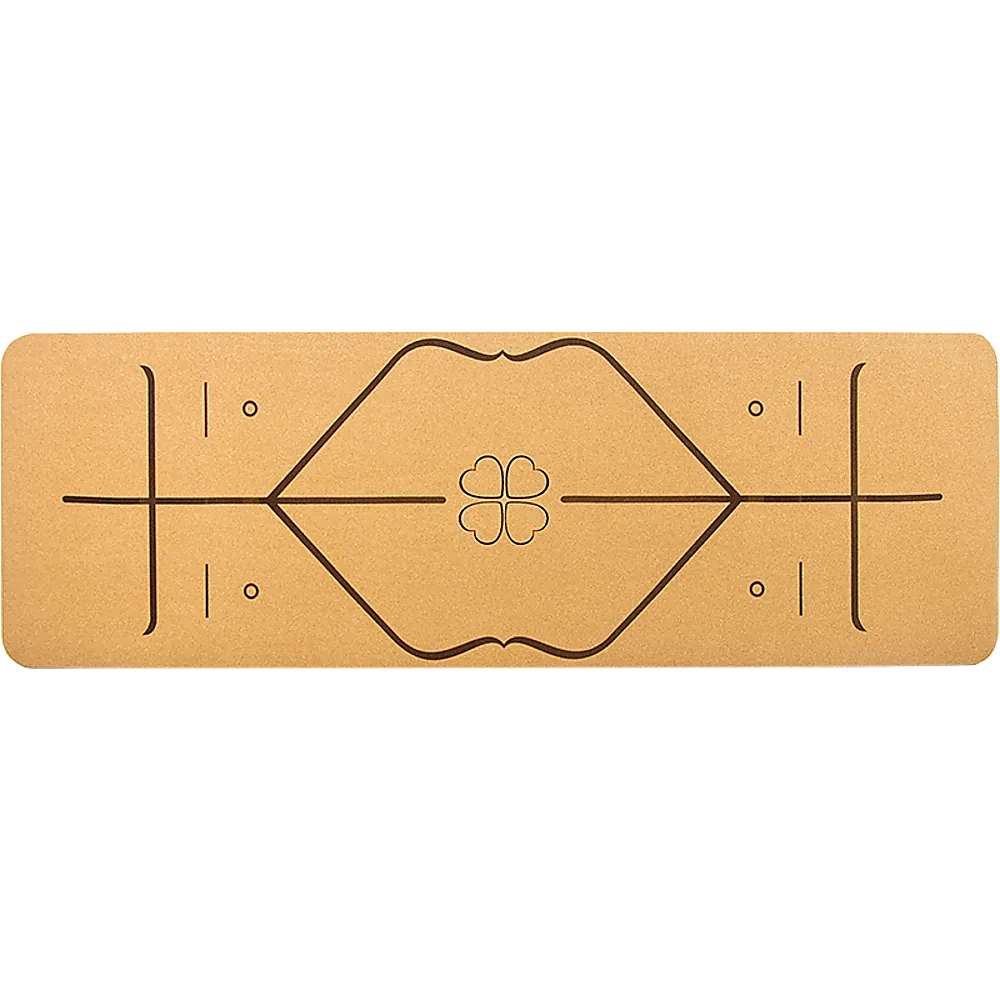 Eco-Friendly Cork Yoga Mat, Antimicrobial, Shock-Absorbing