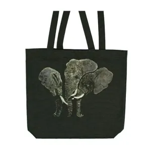 Elephants Canvas Tote