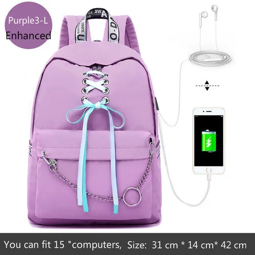 Fashion Schoolbag, Students Laptop Backpack Kids School