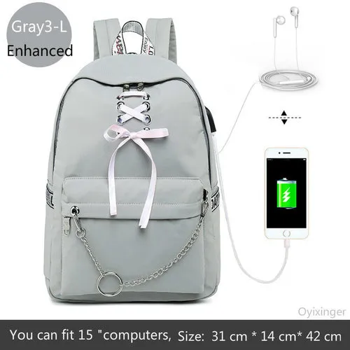 Fashion Schoolbag, Students Laptop Backpack Kids School