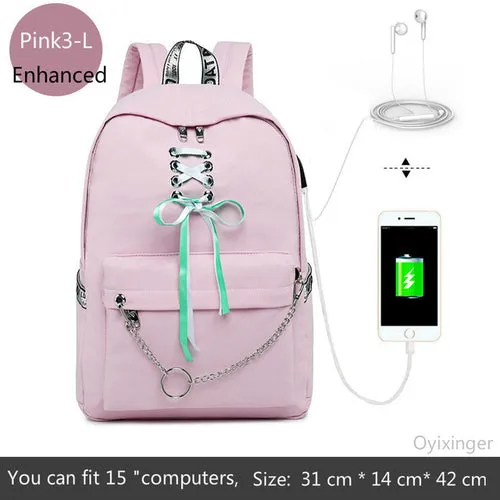 Fashion Schoolbag, Students Laptop Backpack Kids School