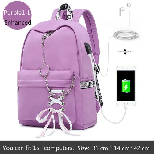 Fashion Schoolbag, Students Laptop Backpack Kids School