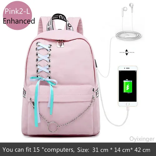 Fashion Schoolbag, Students Laptop Backpack Kids School