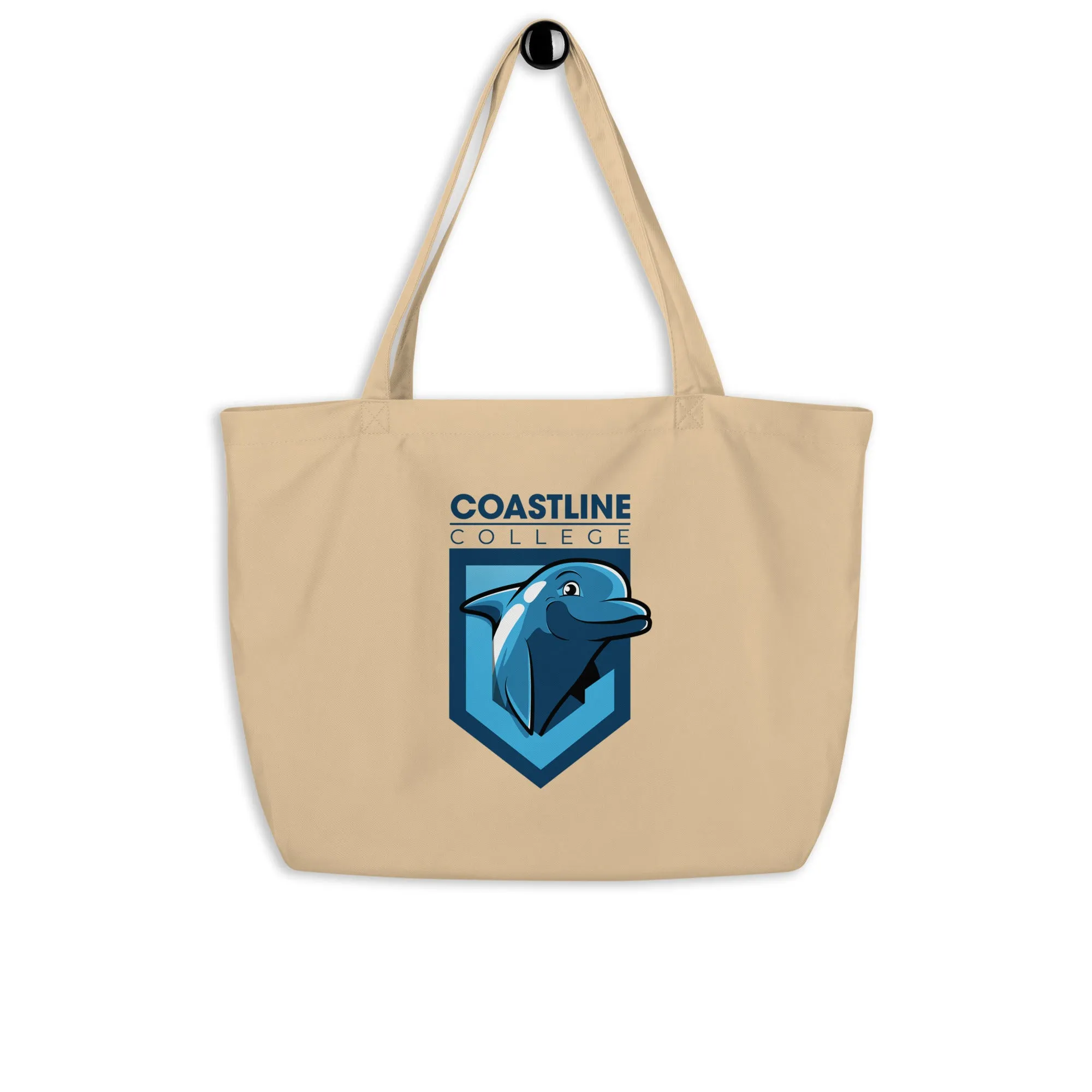 Fin Invest In Our Oceans Natural Large Organic Tote Bag