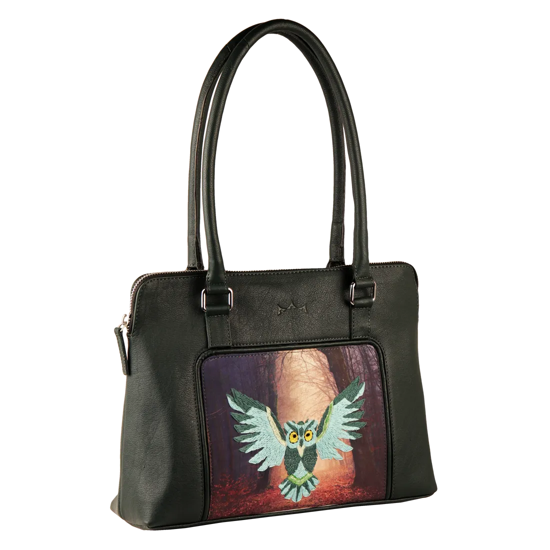 Genuine Leather Handcrafted Handbag Women (Pine Green)