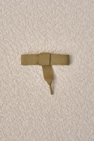 Grosgrain Shoelaces - SHL154 - Kaki Green