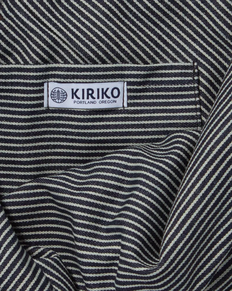 Kiriko Original Tsuno Tote, Sashi-Ori, Black with Tan and Red Wool Pendleton Fabric
