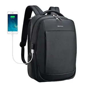 KOPACK Business Laptop Backpack Side Load Computer Travel Backpack Usb Port Water Resistant 15.6