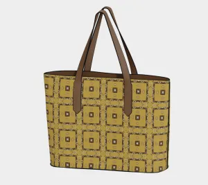 Lichen Log Tan Vegan Leather Tote Bag