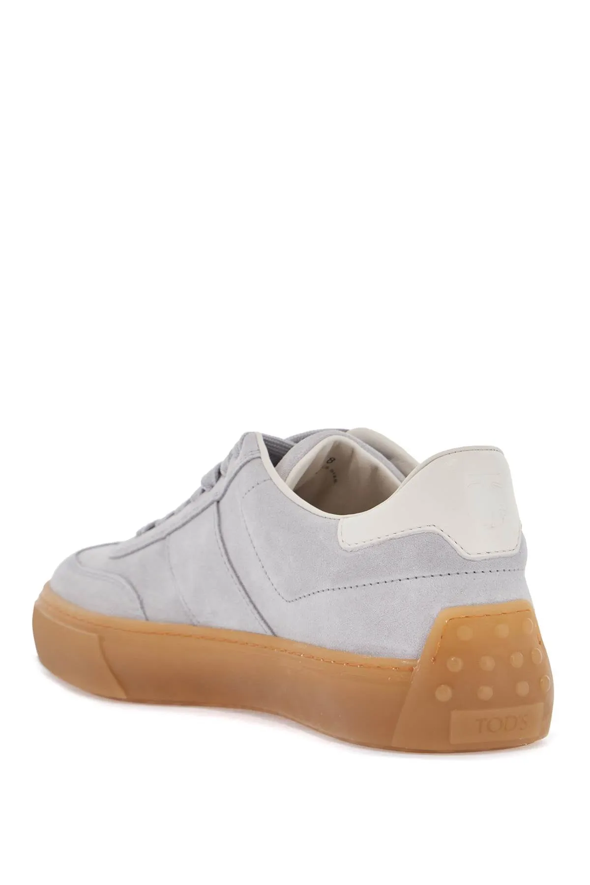 light grey suede casual lace-up shoes for men XXM03E0GC50OQ4 B215 B008