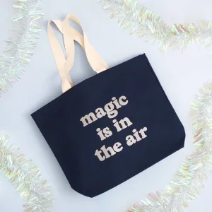 Magic is in the Air Navy Tote Bag