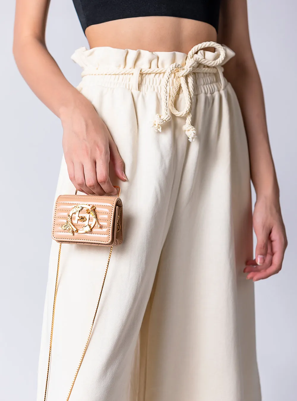 Outhouse   -   Sling Bag The Oh V Furbie - Weekend Beige