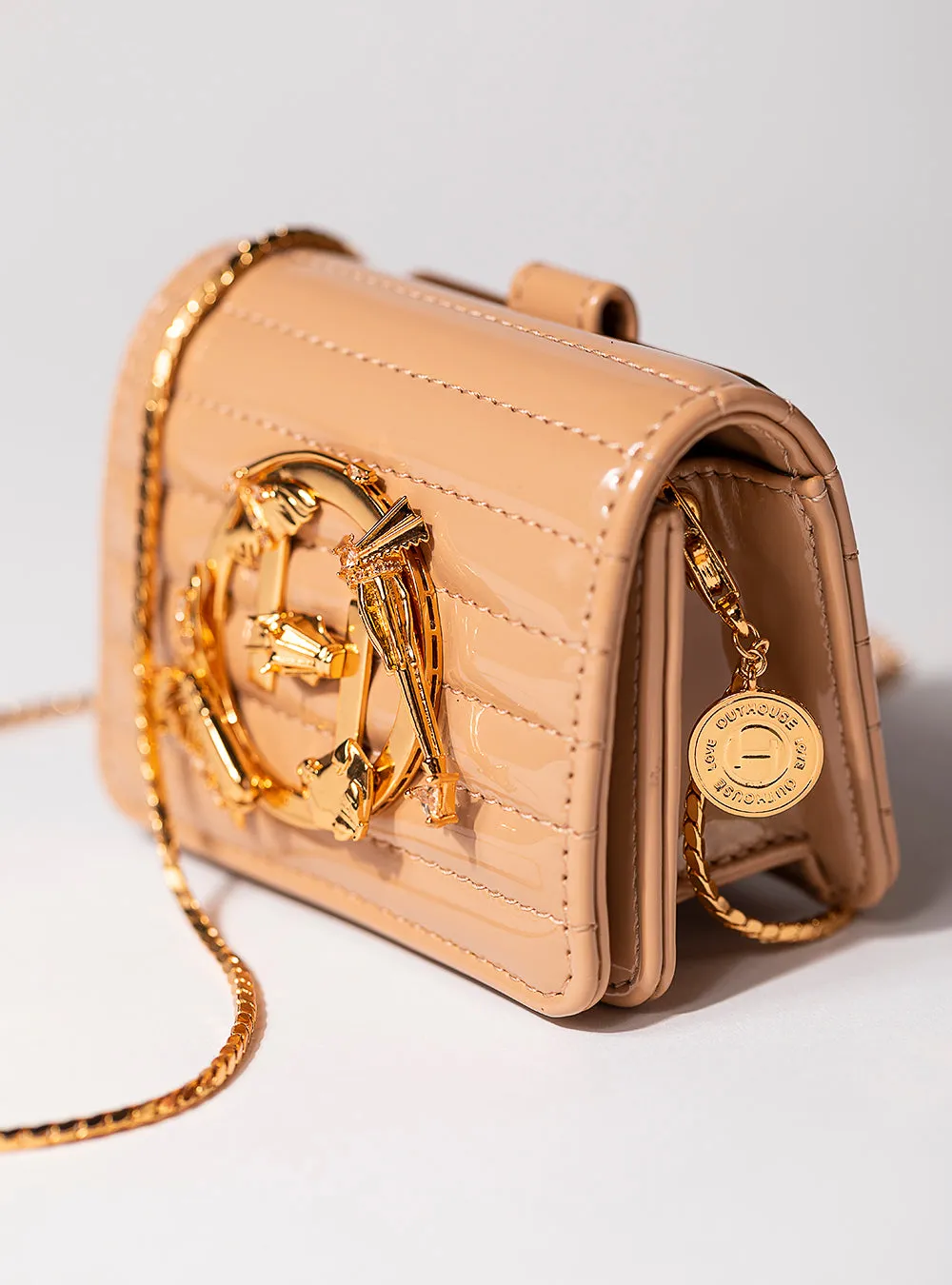 Outhouse   -   Sling Bag The Oh V Furbie - Weekend Beige