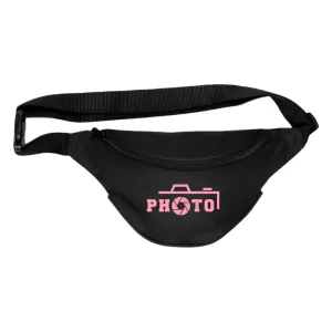Pink Photo Fanny Pack / Bum Bag / Waist Bag