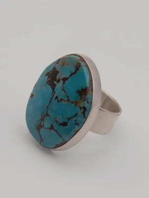 Que Chula Adj Oval Kingman Ring by Milton Lee