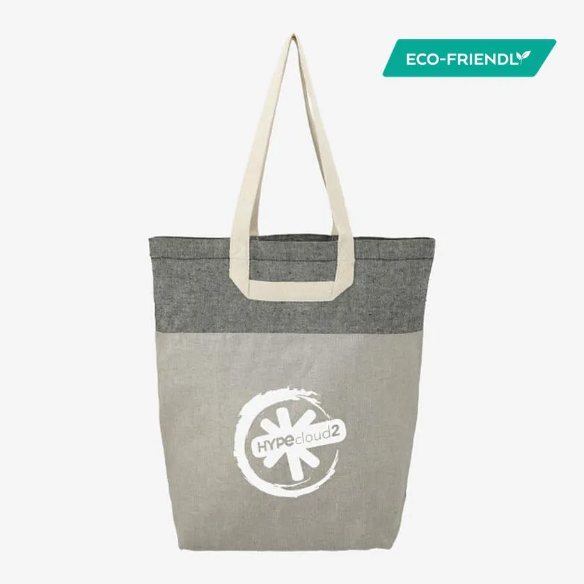 Recycled Cotton U-Handle Book Tote