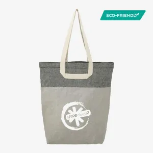 Recycled Cotton U-Handle Book Tote