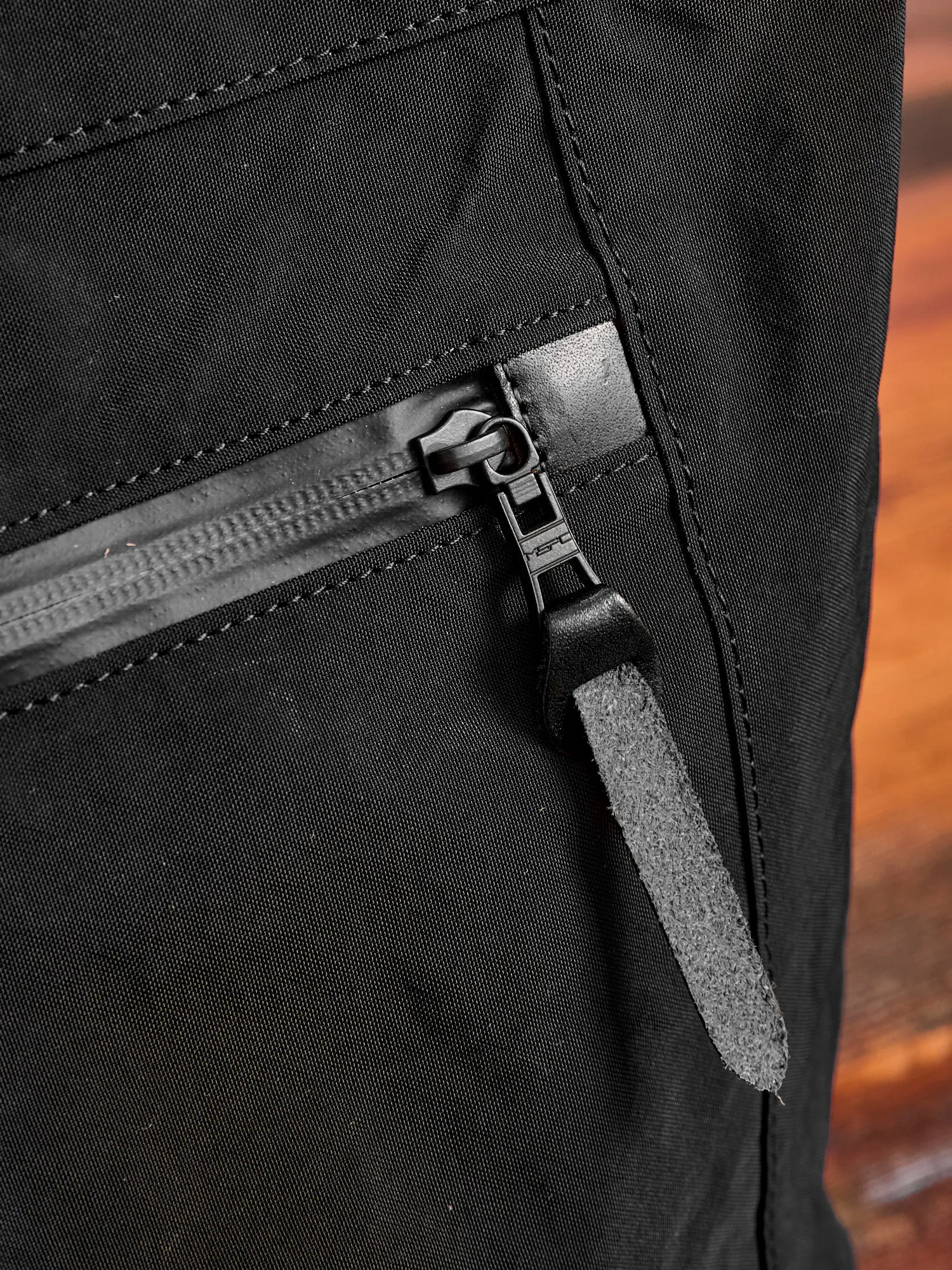 Root Shoulder Tote Bag in Black