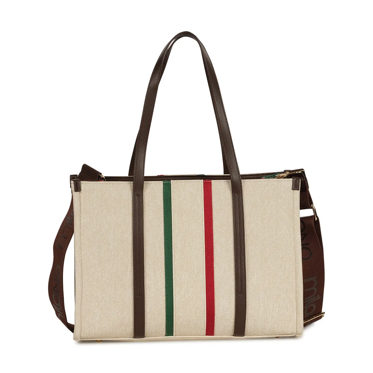 SAMEEHA UPD TOTE- Cream