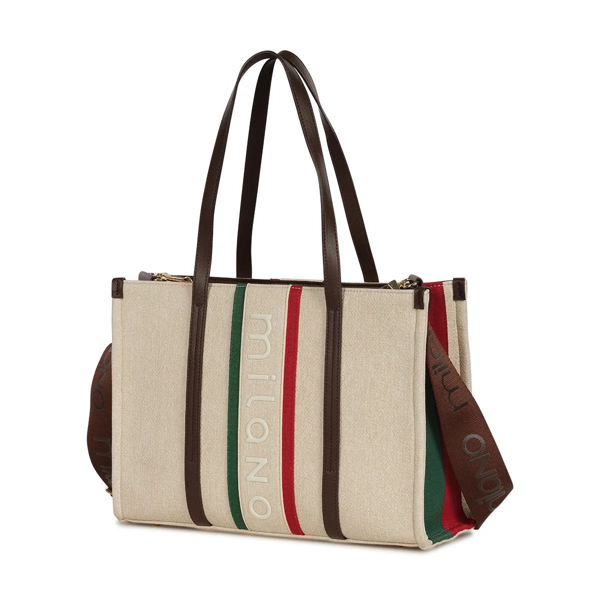 SAMEEHA UPD TOTE- Cream